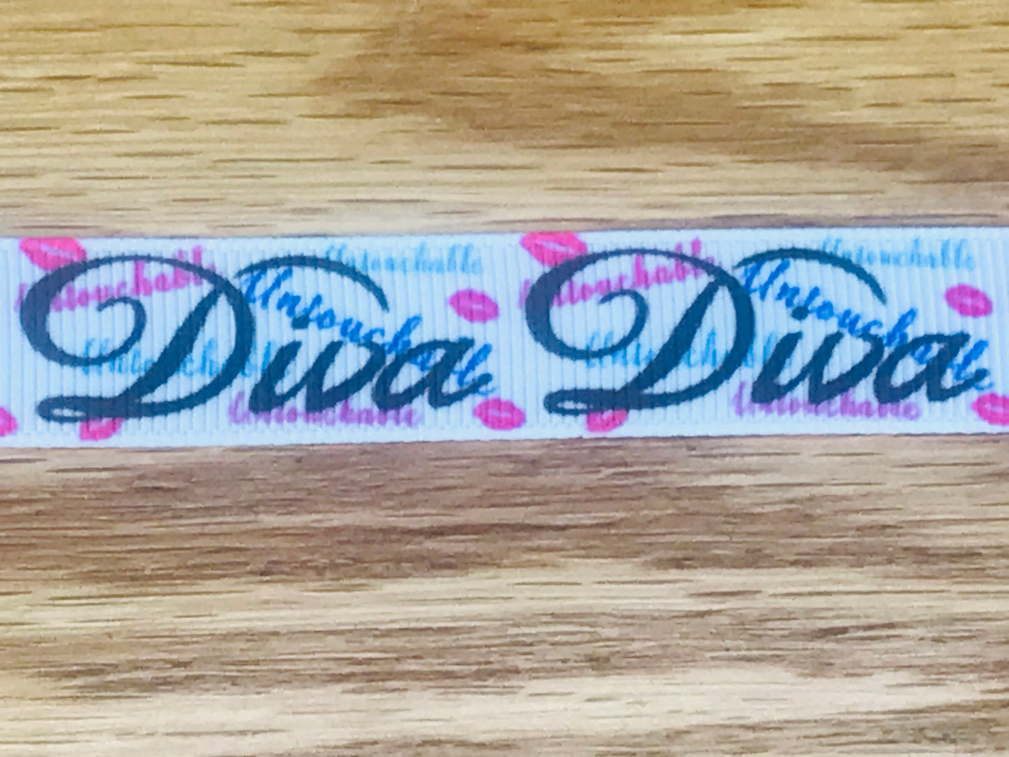 5/8" Diva Printed Grosgrain Ribbon
