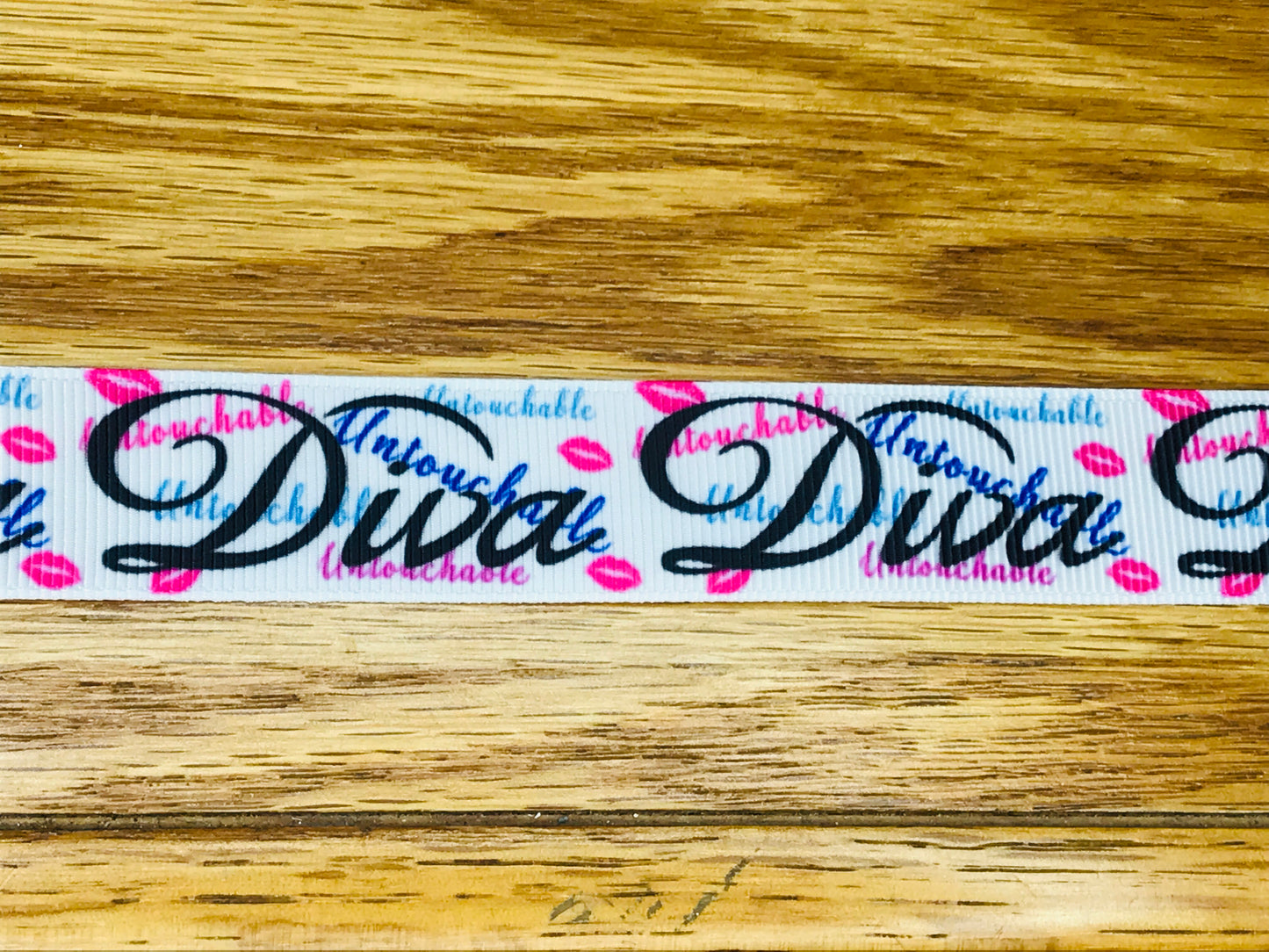7/8" Diva Printed Grosgrain Ribbon