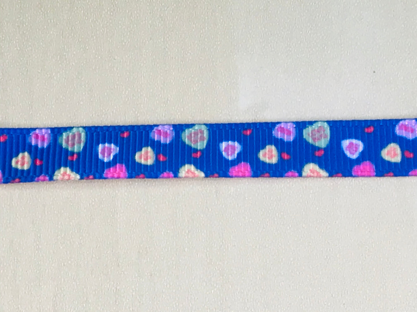 SALE 3/8" Valentine's Day Love Candy Conversation Hearts Printed Grosgrain Ribbon
