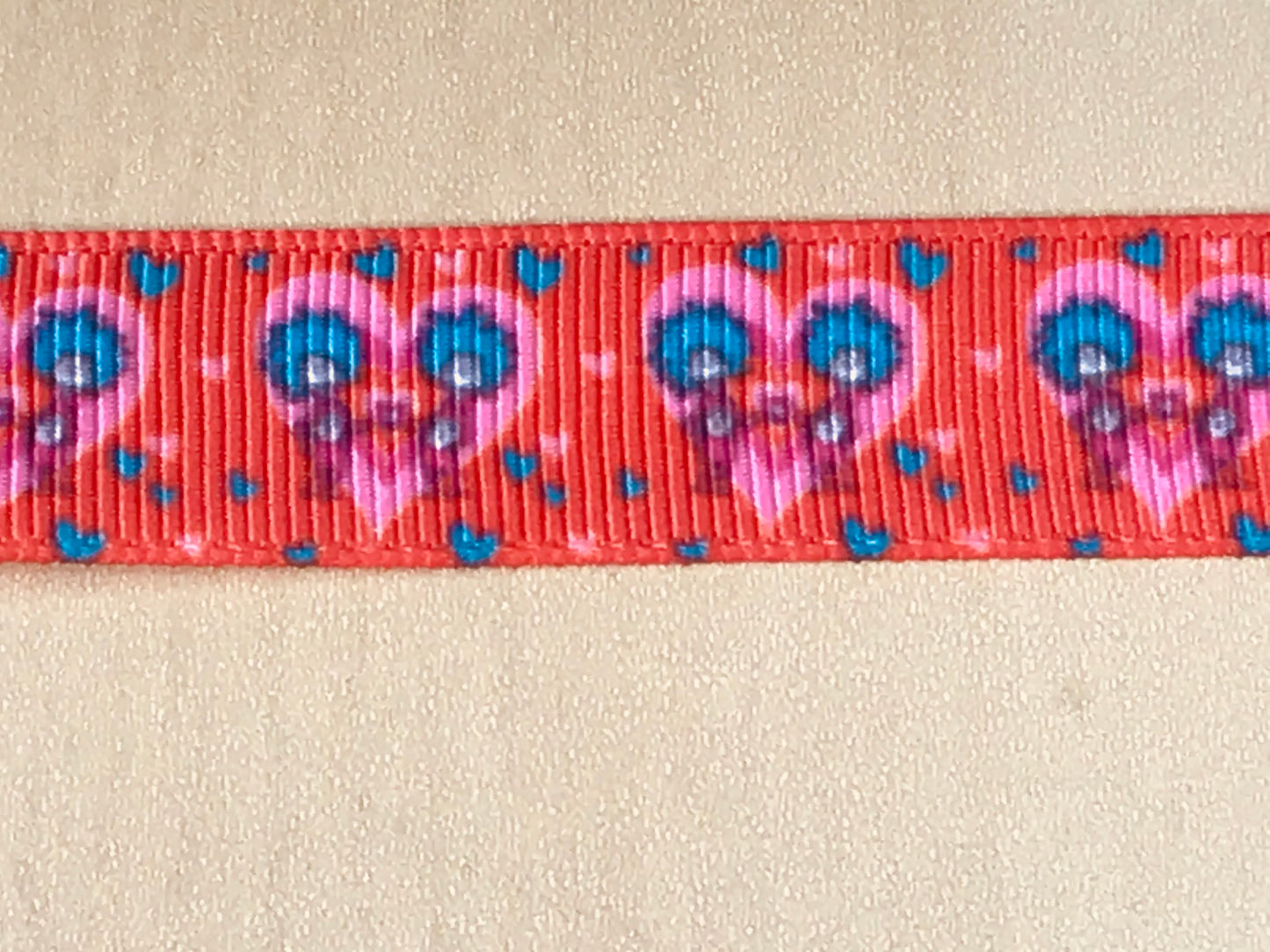 SALE 3/8" Dr. Seuss Thing 1 and Thing 2 Cat In The Hat Printed Grosgrain Ribbon