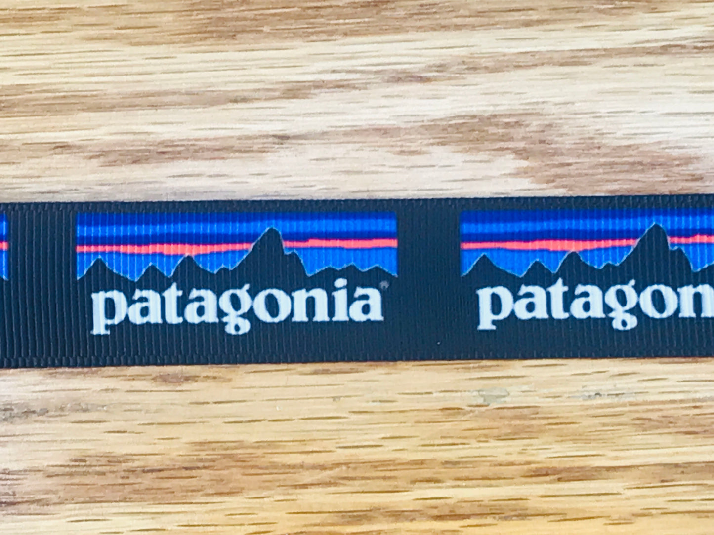 7/8" Wide Famous Brand Designer Patagonia Inspired Grosgrain Ribbon