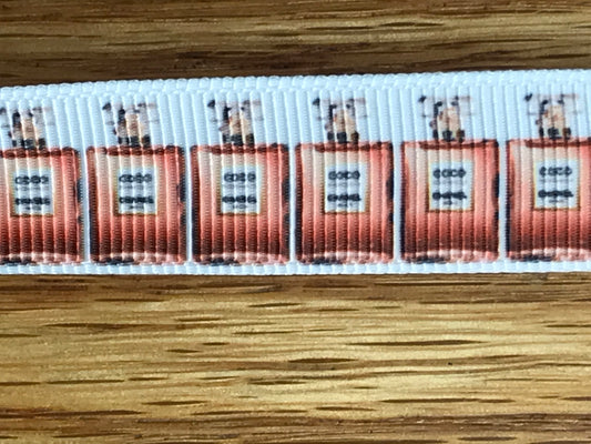 1-1/2" Designer Inspired Perfume Bottles Grosgrain Ribbon