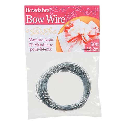 Bowdabra® Silver Bow Making Wire, 50 feet