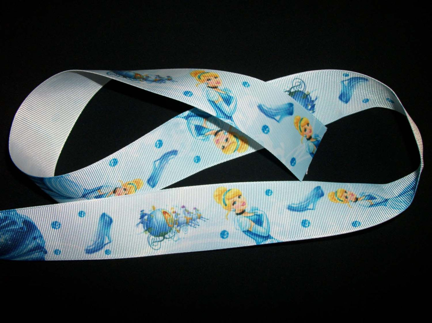 SALE 1" Cinderella Princess Fairy Tale Horse and Carriage Pumpkin Coach Grosgrain Ribbon