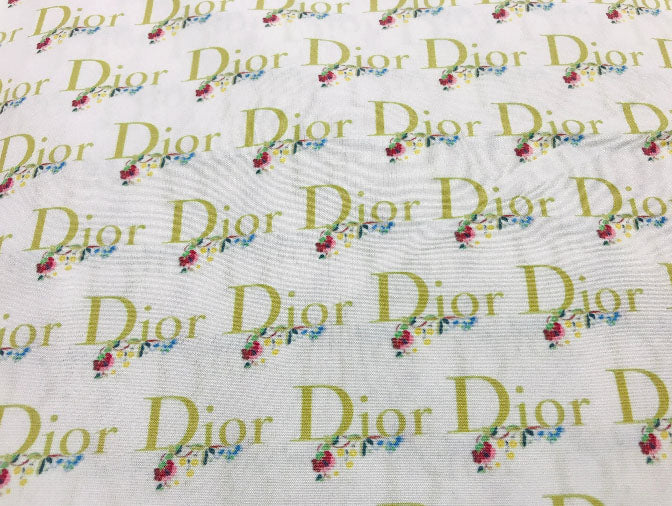 Floral Christian Dior Fabric