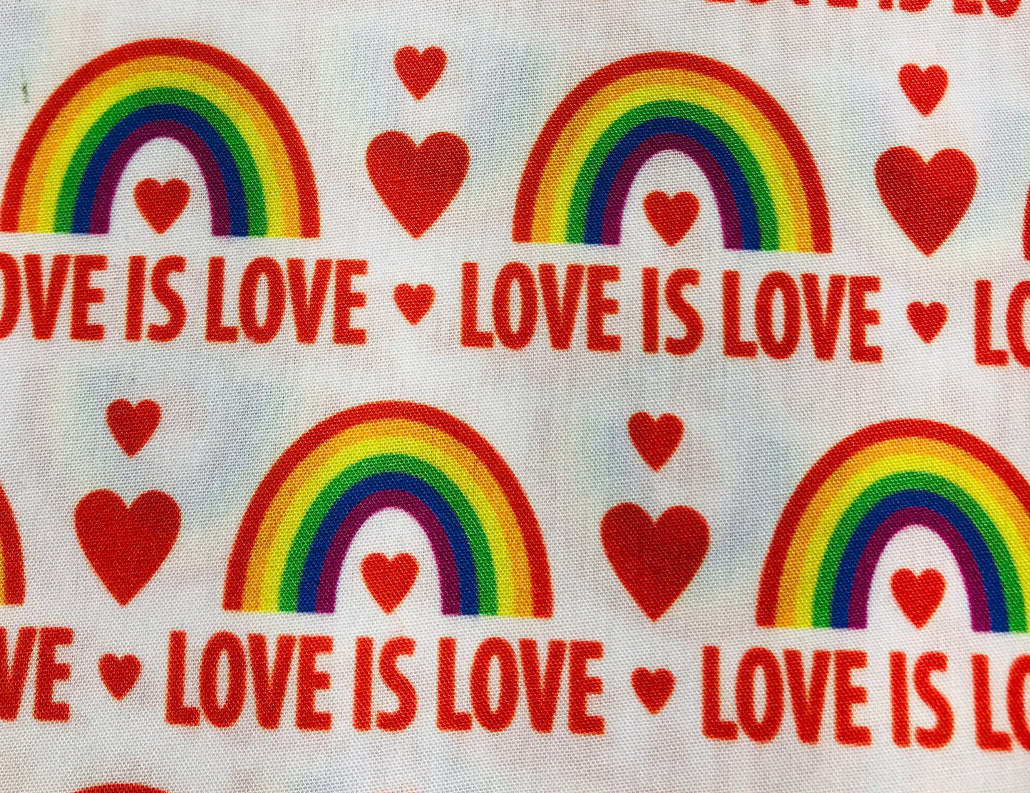 Love Is Love LGBT LGBTQIA Designer Fabric
