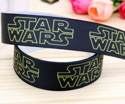 7/8" Wide Star Wars Grosgrain Ribbon